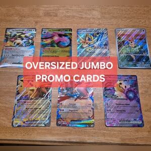 Pokemon Jumbo XL Cards Set